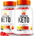 laboratoare de rigoare (Pachet de 2 Ignite Keto ACV Gumies pentru pierderea in greutate avansata, Supliment alimentar (120 gume)