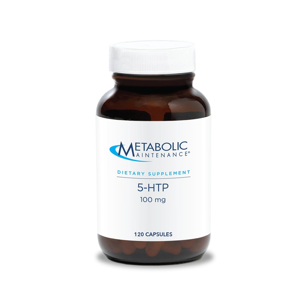 Întreţinere metabolică 5-HTP - eliberează 100 mg 5-Hidroxitriptofan - sprijină căi de administrare a serotoninei, un Outlook pozitiv & Restfuness - 120 Servings - 120 capsule
