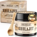 Geloo Shilajit Pure Himalayan Organic Shilajit Resin 60 Grams - Natural Shilajit Resin - Grad de aur 100% Shilaj - cu 85+ Trace Minerale & Fulvin