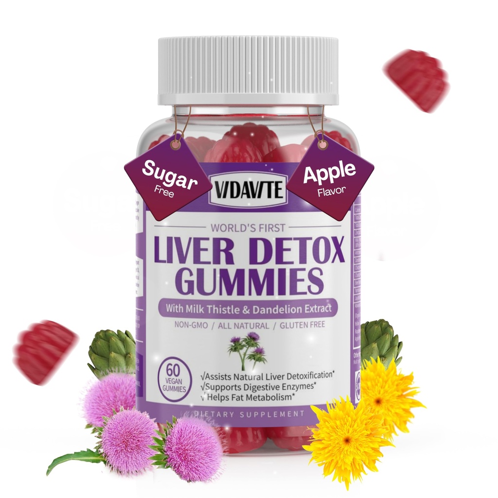VIDAVITE Liver Cleanse Detoxifiere & Reparatii Gume 