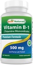 Cele mai bune naturale Vitamina B1 ca Tiamină Mononitrat 500 mg 120 comprimate (120 număr de 1)