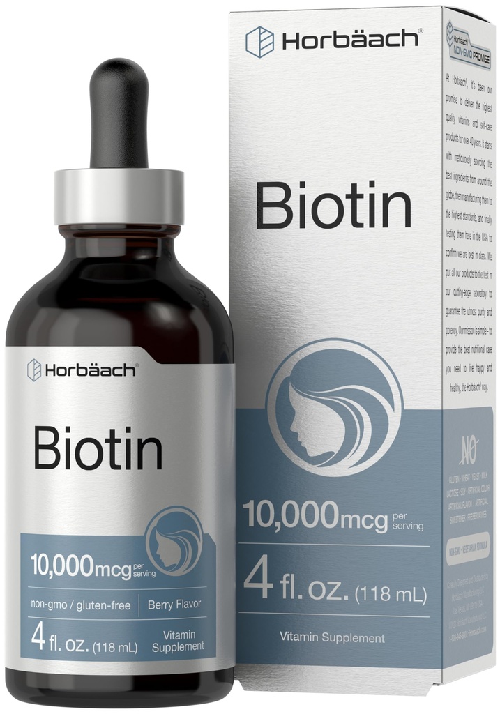 Horbäach Biotin Picături lichide 10000mcg 