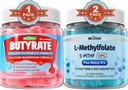 Butirat cu Probiotic + Prebiotic + Postbiotic, L-metilFolat 15mg Gummie
