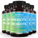 Probiotice Zentastice & Prebiotice Supliment - 50 Miliarde CFU - pentru bărbaţi şi femei şi sănătatea imună şi digestivă - 16 Tulpini - Perioada de valabilitate Stabil - 300 Capsule Veggie de eliberare întârziate