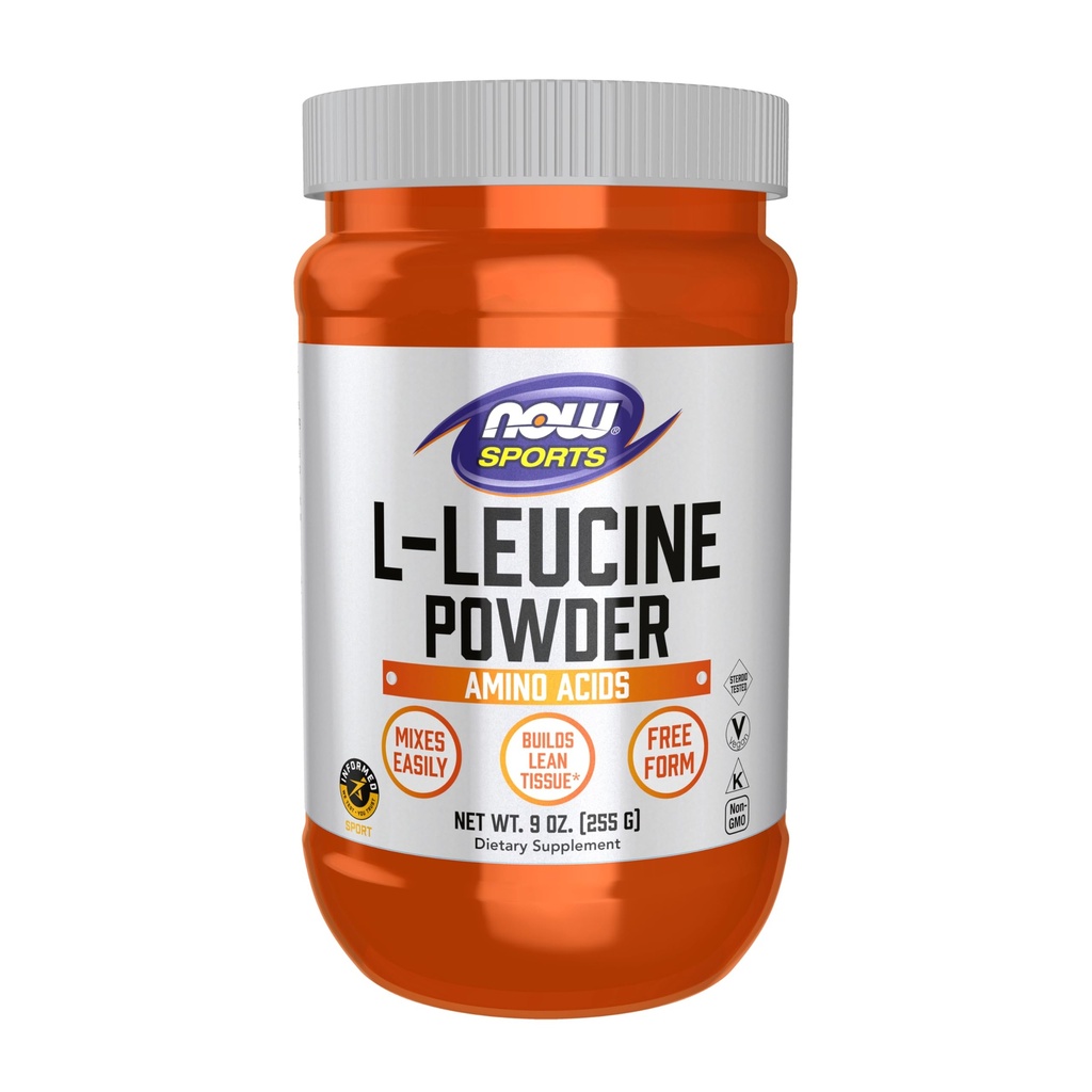 Now Foods Sports Nutrition, L-Leucine Powder, Builds Lean tesut*, Amino Acids, 9-Ounce