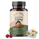 Vârf + Valley Natural Sleep Aid pentru adulți - 60 capsule pentru somn adânc - 3 mg Melatonină, L Theanină, Mușețel, Ashwagandha - Pastile naturale de dormit Herbal - Extra Putere calmant Sleep Aid