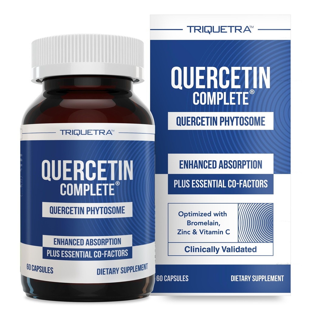 Quercetin Complete® Querbetin Fitozom cu 50X Absorbţie superioară, Quercefit dovedit clinic şi patentat 