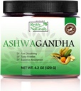 Reddy Naturals Aryana Pure Powder organic Ashwagandha - extract de rădăcină de înaltă calitate cu 10% Witanolide - Arovă naturală portocalie pentru Stress & Energy Support - 4.2 OZ (120g)