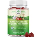 Imun Booster Copii Gume Probiotice - Bacillus Subtilis Probiotic pentru copii Use stomac organism Cleanse Imune Boost şi Colon Detoxifiere - Constipaţie Relief şi Digestive Health Vitamine Gummy
