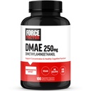 Force FACTOR DMAE Supliment pentru concentrare, concentrare, şi funcţie cognitivă sănătoasă, Brain Supplement & Neurotransmitter Support, Vegan, Non-GMO, 100 capsule