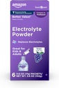 Îngrijire de bază Pachete cu pulbere electrolit pentru rehidratare pentru copii și adulți, Aroma de struguri, 6 Count (Pachet de 1)