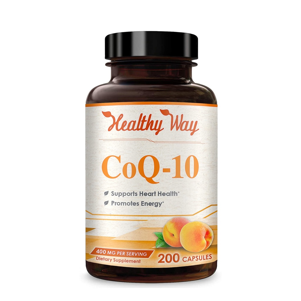Mod sănătos CoQ10 400mg 200 capsule Absorbţie rapidă - non-GMO