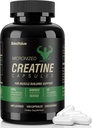 Capsule Micronitizate Creatin Monohidrat, Creatine Capsule Supliment pentru musculare, Putere, Performanță, Energie, Recuperare, Creatură fără gluten pentru femei și bărbați, 100Capsule (20 Serviri)