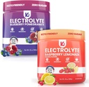 Keppi Keto Electrolytes Powder Bundle No Sugar - Zero carbohidrati - Made in USA - Advanced Hydration, Performance & Recovery - Raspberry Lemonade & Blueberry Pomegranate Flavor - Mixes Easyly No Bumbers
