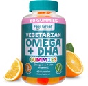 Simțiți-vă mare Omega & DHA Gumies pentru adulți Plant based Omega 3 Ulei de pește Alternative 