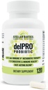 Del- Imune V® + Delpro Probiotic & Prebiotic Blend by Stellar Biotics - Promovează Optimal Gut Health, Digestion, Immune Support & Mood (120 capsule)