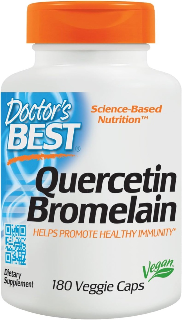 Cele mai bune capsule de Querbetin/Bromelain ale doctorului 180