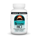 Sursa Naturals Betaine HCL 650mg, Inc. 90 Tabs