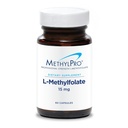 MetilPro 15mg L-metilfolat (60 capsule) - Forta profesionala metilfolat activ, 5-MTHF supliment pentru mood, sanatate cerebrala + suport imun, non-GMO + gluten-free cu nici Fillers