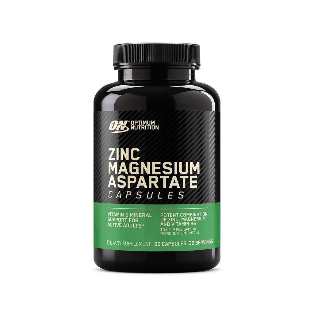 Optimum Nutritie Recuperare musculara si Supliment de rezistenta pentru barbati si femei, Zinc si Supliment de magneziu, 90 Conte