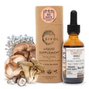 Ultimate Immune Mushroom Complex Picături lichide: Dinamica Herbal Blend pentru performanță îmbunătățită & energie, Fresh Lion's Mane, Reishi, Chaga extracte, vitamine, 60 zile de aprovizionare