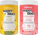 Bellway Super Fiber Powder + fructe, Ananas Passion Fruit Super Fiber Powder + Colagen, Strawberry Lemonade
