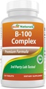 Cele mai bune naturale B-100 Complex pentru adulți, 120 comprimate