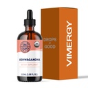 Vimergy USDA Organic Ashwagandha Extract lichid, 57 Servings 