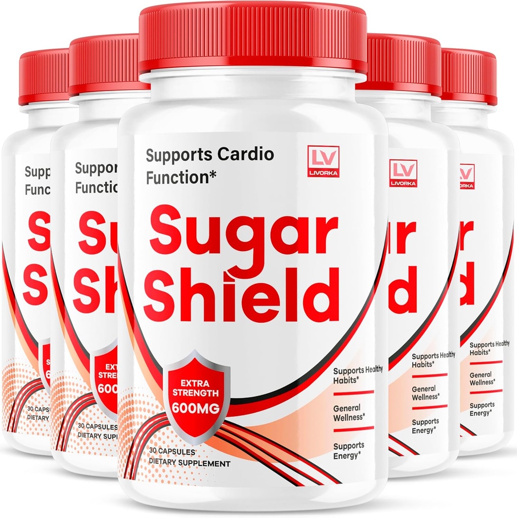 (5 Pack) Scut de zahăr, Sugar Shield Blood Support, Sugar Shield Pills, Sugar Shield Capsule, Sugar Shield All Natural, SugarShield, Sugar Shield Advanced Formula, Sugar Shield Reviews, 150 Capsule
