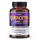 SOTALIX Supliment Premium Querbetin 98% Puritate ridicată cu bromelain, zinc, vitamina D3 2000 UI, Elderberry - Respirație cardiovasculară Suport imun pentru copii adulți - 180 zile de aprovizionare