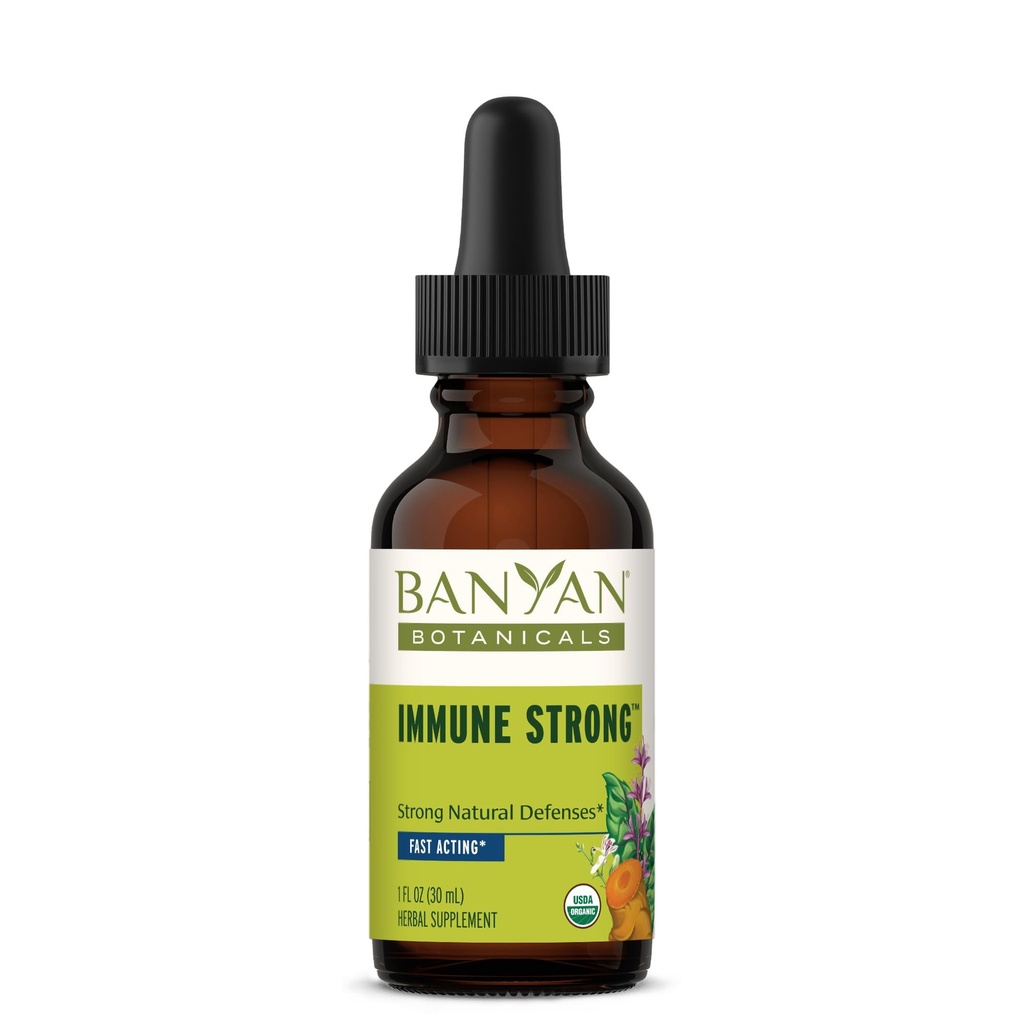 Banyan Botanicals ImmuneTM Extract lichid puternic - Suportă un sistem imunitar sănătos* - Sustenabil de surse, certificate organice, Fairly Traded