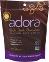 Adora Calciu Supliment, Fairtrade Ciocolată neagră, Pachet de 12 - 30 ct