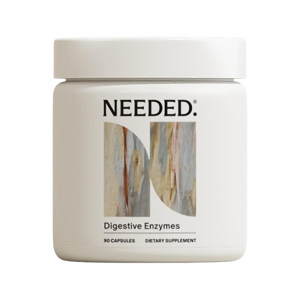 Nevoie. Enzime digestive suport - Enzime esențiale de zi cu zi sprijin pentru ajutor de balonare - 90 capsule cu 14 enzime digestive cu suport clinic