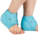 Comfytemp Ankle Pack Ice Wrap pentru Umflare, Fascitis plantară, Relief durere picior, FSA eligibile, Gel Packs pentru leziuni Reutilizabile, Frissiune la rece la cald pentru Ahile Tenditis, Sprain Ankles, Cadou, 2 buc