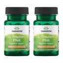Swanson L. Reuteri Probiotic Plus w/L. Rhamnosus L. Acidophilus & FOS Prebiotic Digestive Support - Promovează Gut Health w/ 7 Miliarde CFU per capsulă - (30 Capsule vegetale) (2 ambalaj)