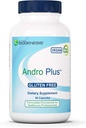 Nutra BioGenesis Andro Plus - Tribulus Terrestris Extract pentru barbati, Maca Root Supplement for Men's Vitality with Muira Puama, Health and Wellness Support - 90 Vegetarian Capsules