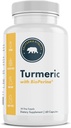 Turmeric cu BioPerine, 95% Curcuminoide - 60 Capsule - Made in The USA, Vegan, Non-GMO, Gluten-Free, and Dairy-Free
