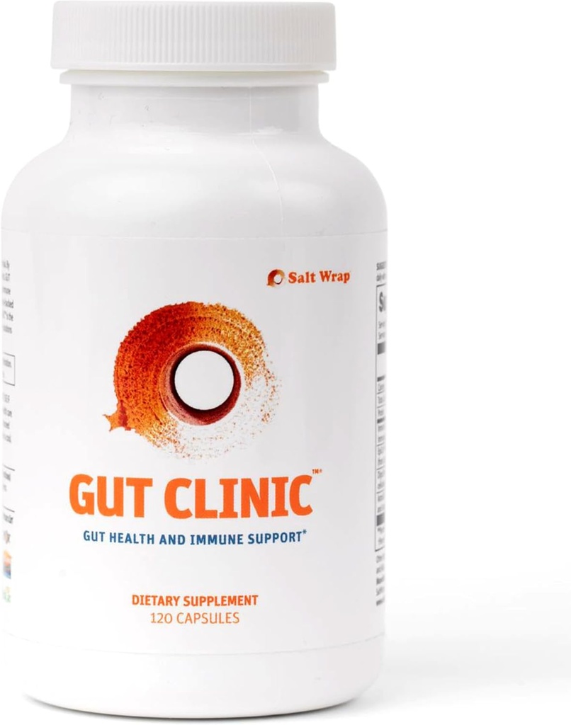 SaltWrap Clinic Postbiotics - Sanatate guta, Reparatii Gut complete, Bariera si Suport Imun - Ajuta Blooting, Gas & Indigestie - 90 Capsule