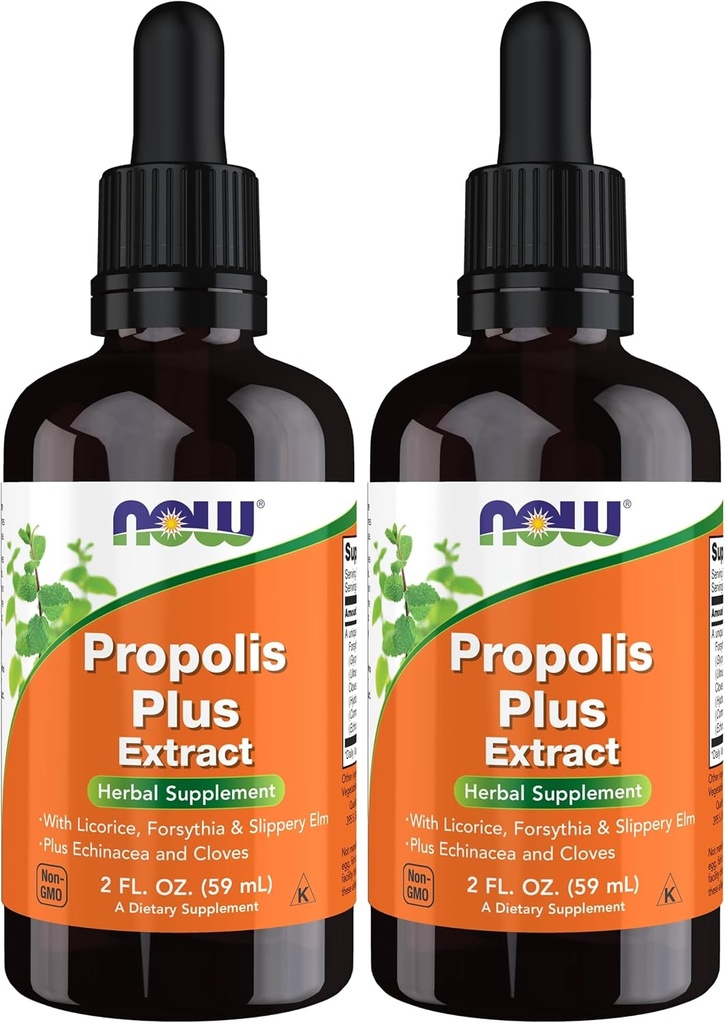 Acum Suplimente, Propolis Plus Extract lichid cu picurator, Supliment vegetal, 2-Ounce (Pachet de 2)