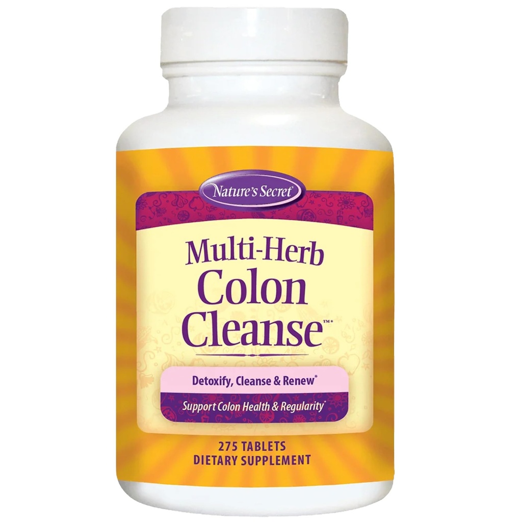 Secretul naturii Multi-Herb Colon Cleanse, 275 comprimate