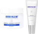 Beverly Hills MD Neck & Body Combo Regiment Bundle- Dermal Repair Complex & Rapid Lift Advanced Neck Serum- Ajuta w/Hydration, Aparitia de imbatranire a pielii, riduri, linii fine si suport Colagen