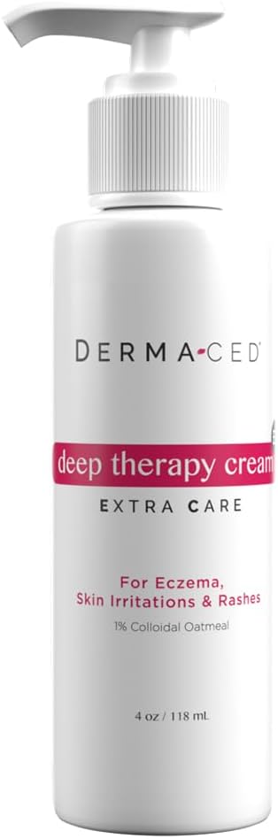 Crema de terapie profundă CE pentru Eczema rapida, și suport pentru psoriazis - nesolicitat - conține fulgi de ovăz coloidal, ulei de jobaba, lemn dulce, ceară de albine și mai mult