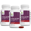 Terry Natural Clinic OPC Extra Putere - Cardiovasculară de sănătate și sprijin focal - Supliment cu extract de semințe de struguri - Supplement de sprijin imun - 60 Softgels (Pachet de 3)
