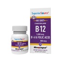 Sursă superioară nr. de vitamina B-12 Cyanocobalamină 5000 mcg, B-6, Acid folic 800 mcg - Suport Creier & Heart Health - SIDA Niveluri de energie naturală - 100 comprimate sublinguale de dissolvire