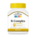 21st Century Healthcare, B Complex Plus Vitamina C, comprimate 100 Count (Pachet de 1)