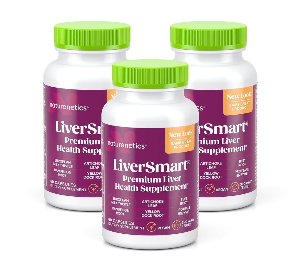 LiverSmart - Liver Cleanse & Reparation Formula cu European Milk Thistle, Silymarin, Artichoke, Dandelion, Yellow Dock Root, Beet Root - Suplimentul la Ajutor, Reînnoirea și sprijinirea sănătății hepatice (3)