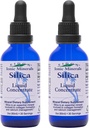 Eidon Siliciu lichid Concentrat mineral - Suplimentul de siliciu pentru păr, piele și unghii, picături de siliciu pentru a sprijini producția de colagen, fără adaos de zahăr - 2 oz, 2 ambalaj