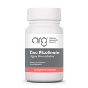 Grupul de cercetare pentru alergii Zinc Picolinat Supliment - Sprijină normal de sănătate Răspuns imun, Biodisponibil, Well-Absorbed, Hipoallergenic, Capsule vegetariene - 60 Conte