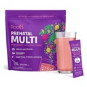 Root'd Praf de multivitamine prenatale cu 3X Electroliti - 25 Vitamine si Minerale, Folate, Fier, Vitamina D3, 7 Superalimente si Probiotice, Vitamine fara zahar si Hidratare 