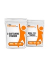 Suplimente vrac L-glutamină 500g + BCAA 2:1:1 500g Bundle